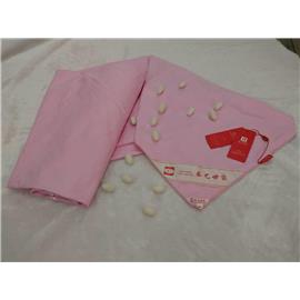 帶標粉色蠶絲套子